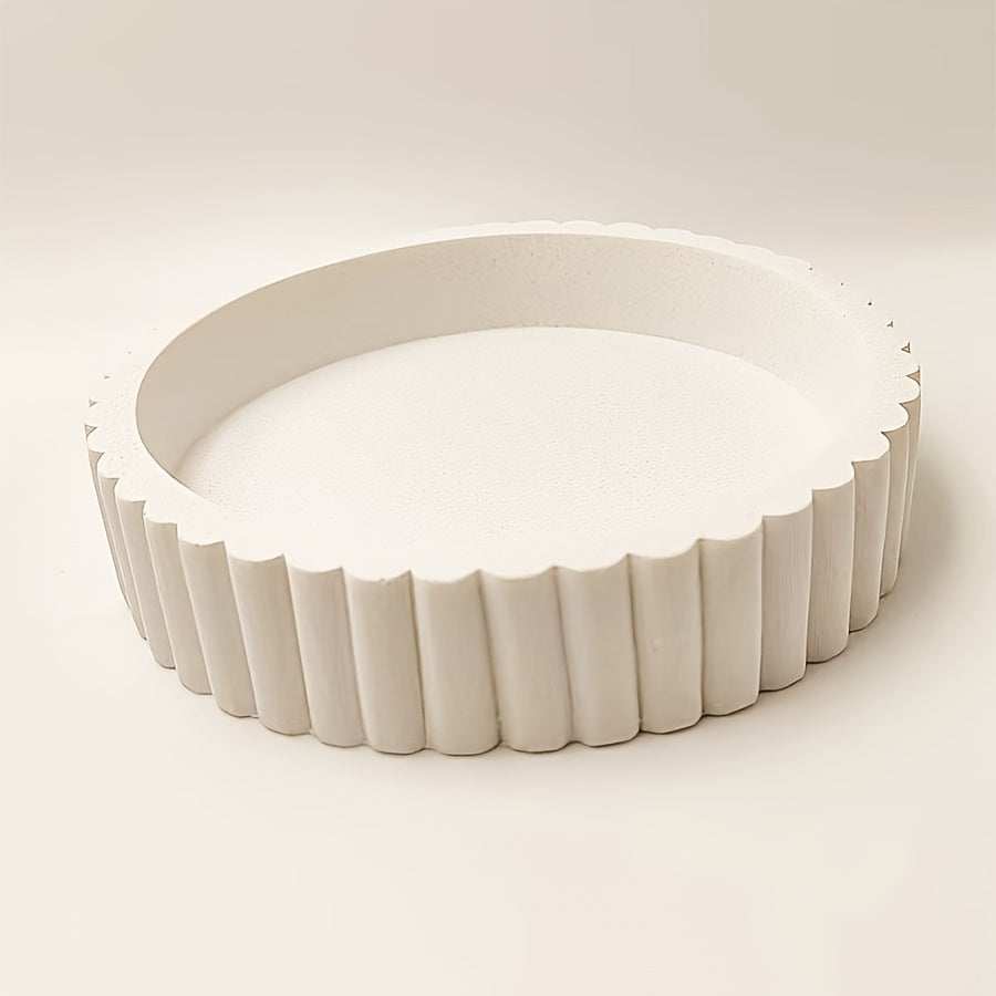 Carelle Trays Classic Marble Pattern Resin Decorative Bowl, elegant and functional home decor tray.