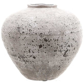Stone-textured Shola Vase with organic design, perfect for modern and traditional spaces.