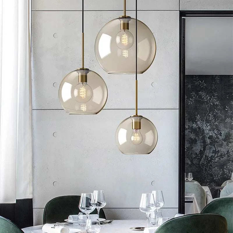 Glass lustre Pendant Light