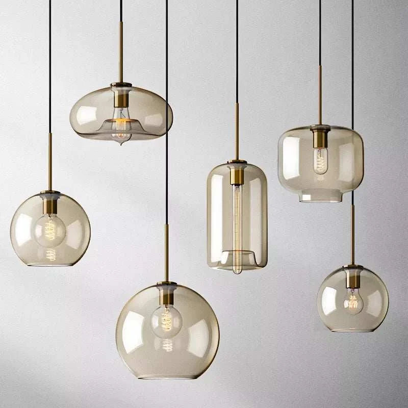 Glass lustre Pendant Light