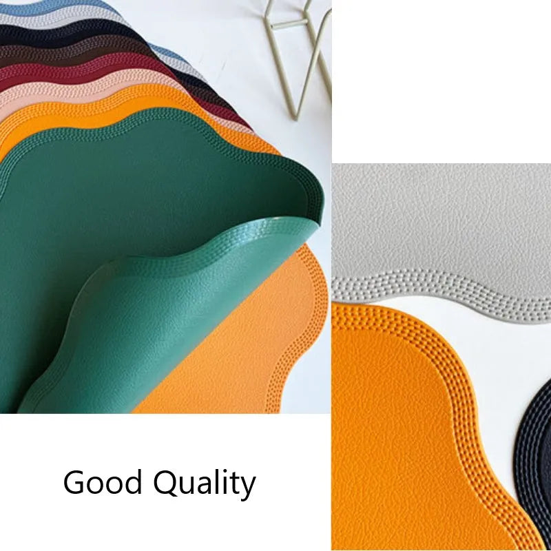 Noah's Placemats in various colors displayed elegantly.