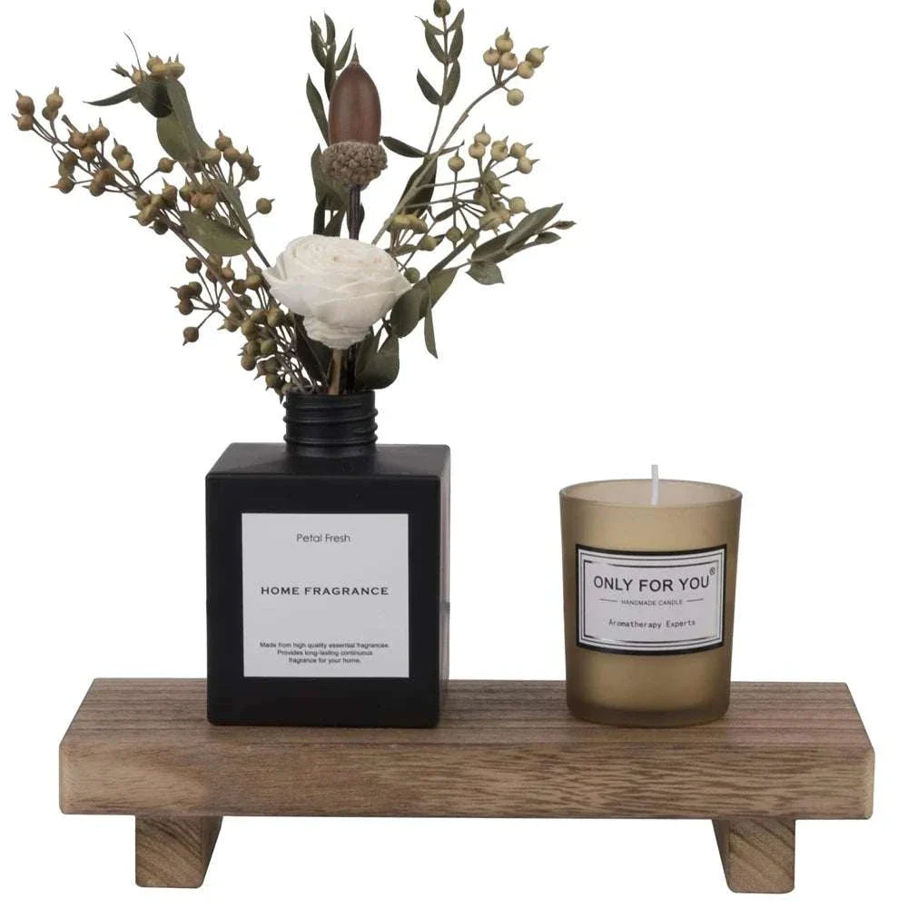 Small Wood Riser for desk organization and ergonomic comfort.