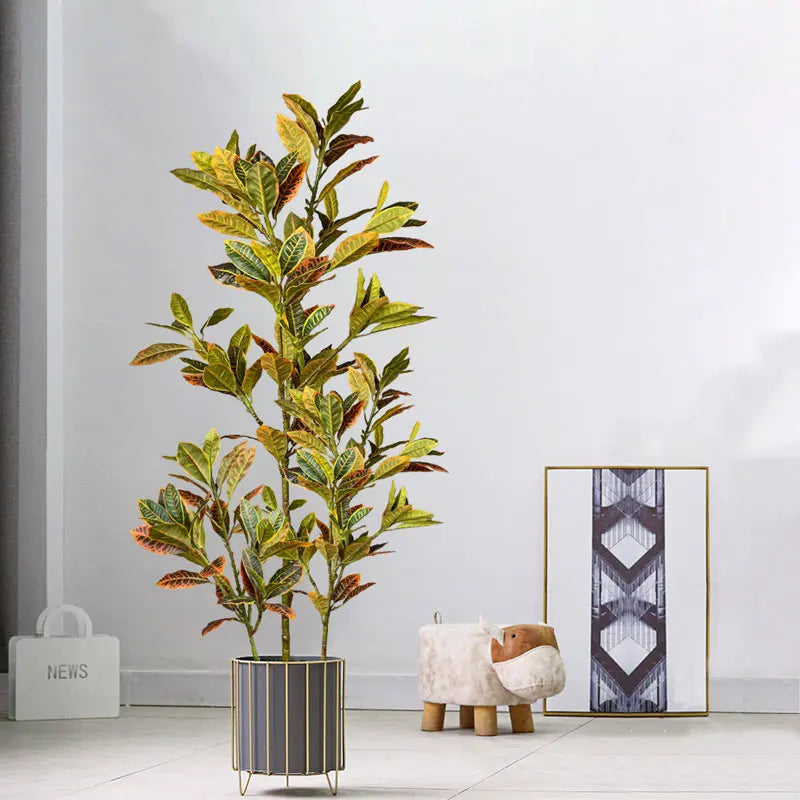 Faux autumn Ficus Plant