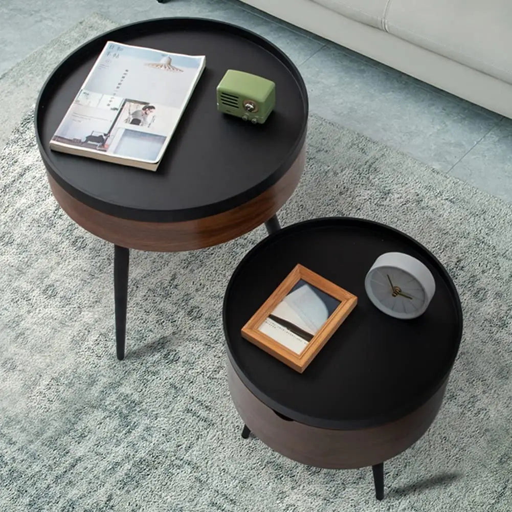 Modern Formwell table set with storage, crafted from MDF wood, featuring a sleek design ideal for organizing living spaces.
