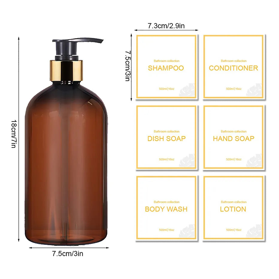 Raph Bottles for liquid soap, eco-friendly and refillable, reducing plastic waste.