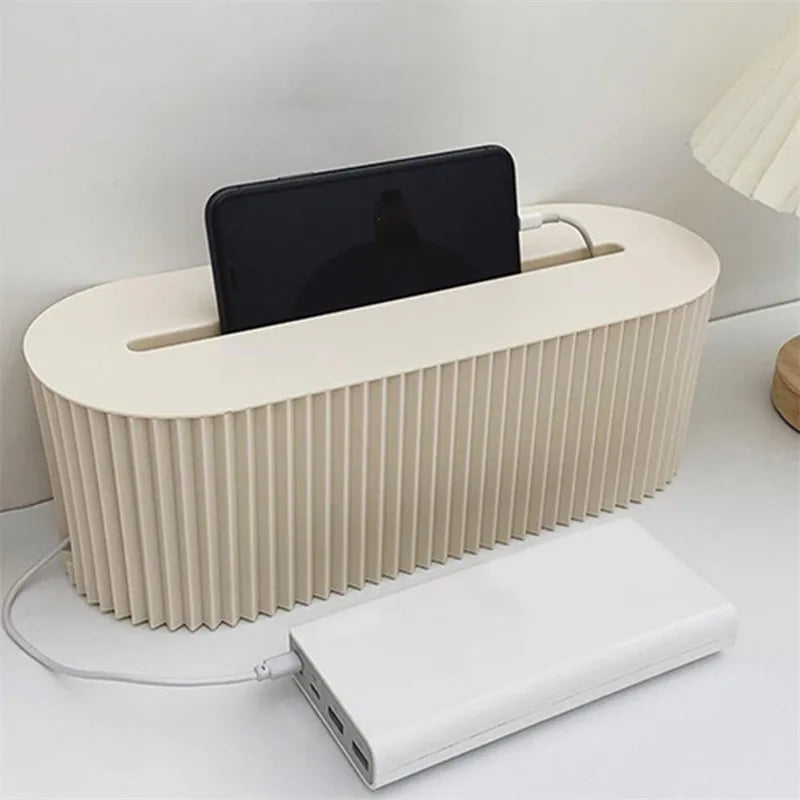 Nodu Plug Storage Box for organized plug and cord management.
