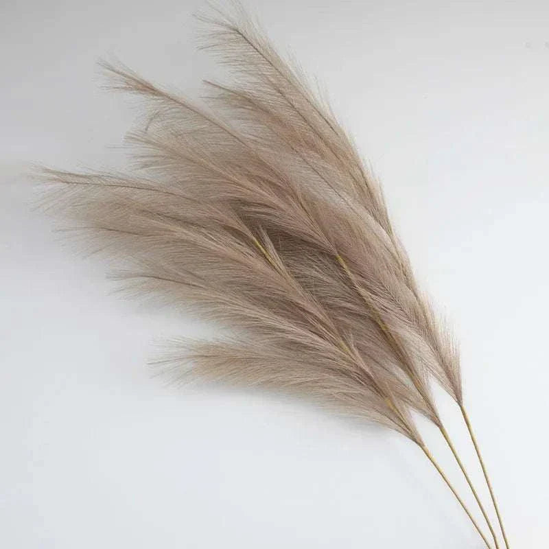 Faux Pampas Grass, 39-inch artificial reed, boho home decor.