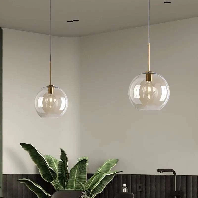 Glass lustre Pendant Light