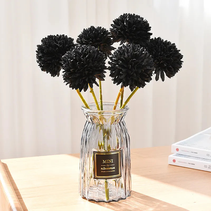 Celine Faux Dandelion Flower in a vase, adding elegance and charm to home decor.