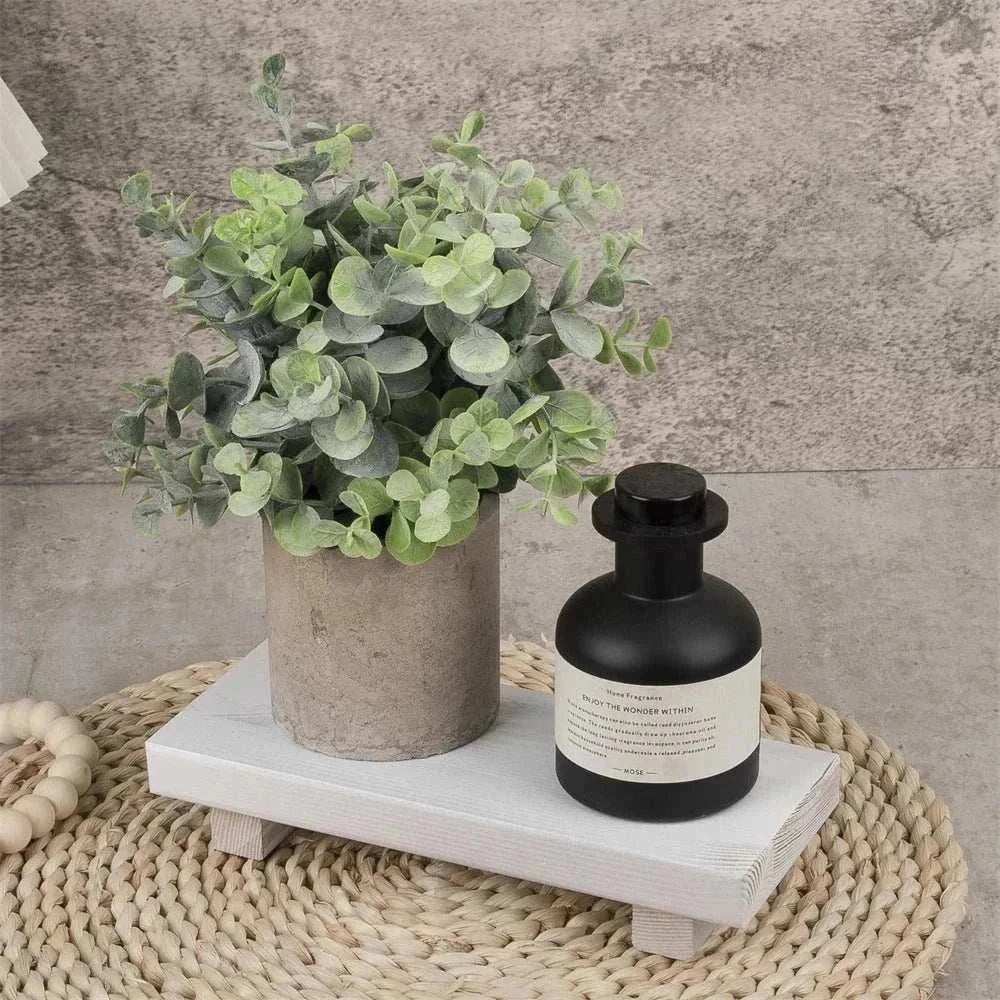 Small Wood Riser for ergonomic desk organization and clutter-free workspace.