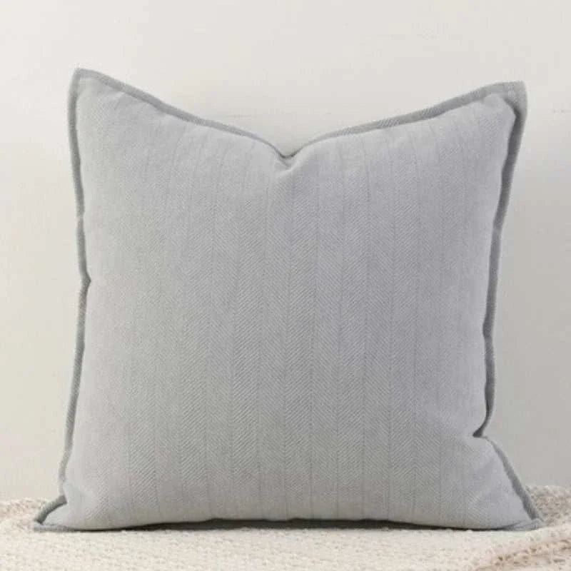 Noori Cushion Covers 50x50cm, soft gray fabric.