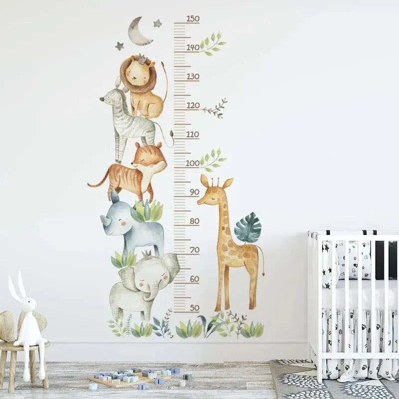 Cali African Animal Wall Sticker featuring lifelike animal designs for a child's room.