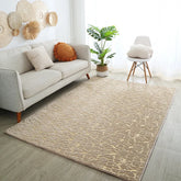 Lapin Rugs with marble effect in a stylish living room setting.