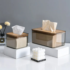 Sïmh Wooden Tissue Box