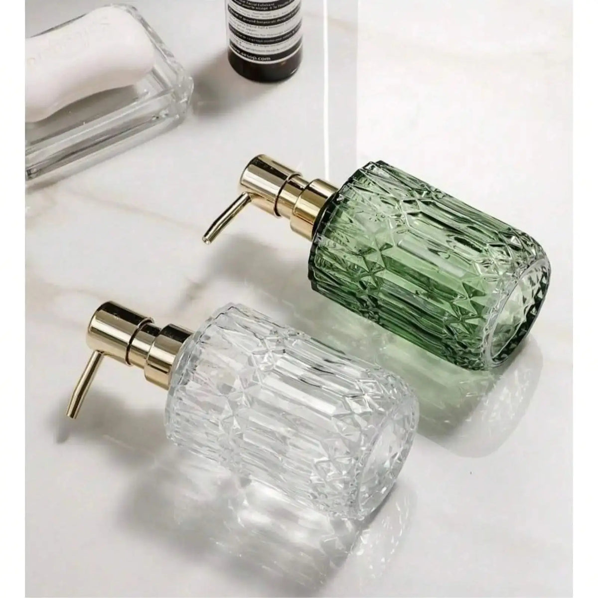 Dina Glass Pump Bottle