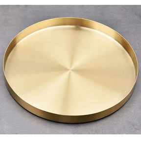 Luffy Trays 20cm gold finish organizer for jewellery and sweets.